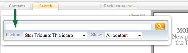 Search current and back issues for articles, ads, and photos.